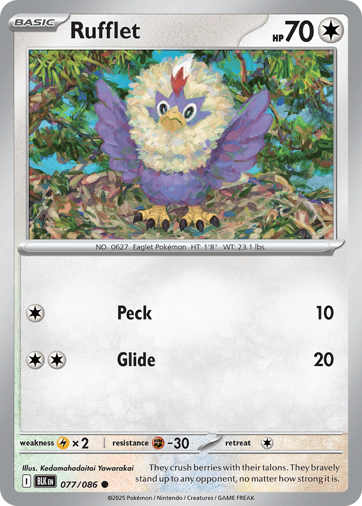 Rufflet Black Bolt